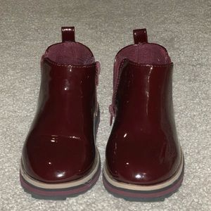 Zara Patent Leather Ankle Boots